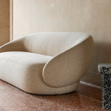 Nebulone Sofa + Pouf: Upholstered: LS
