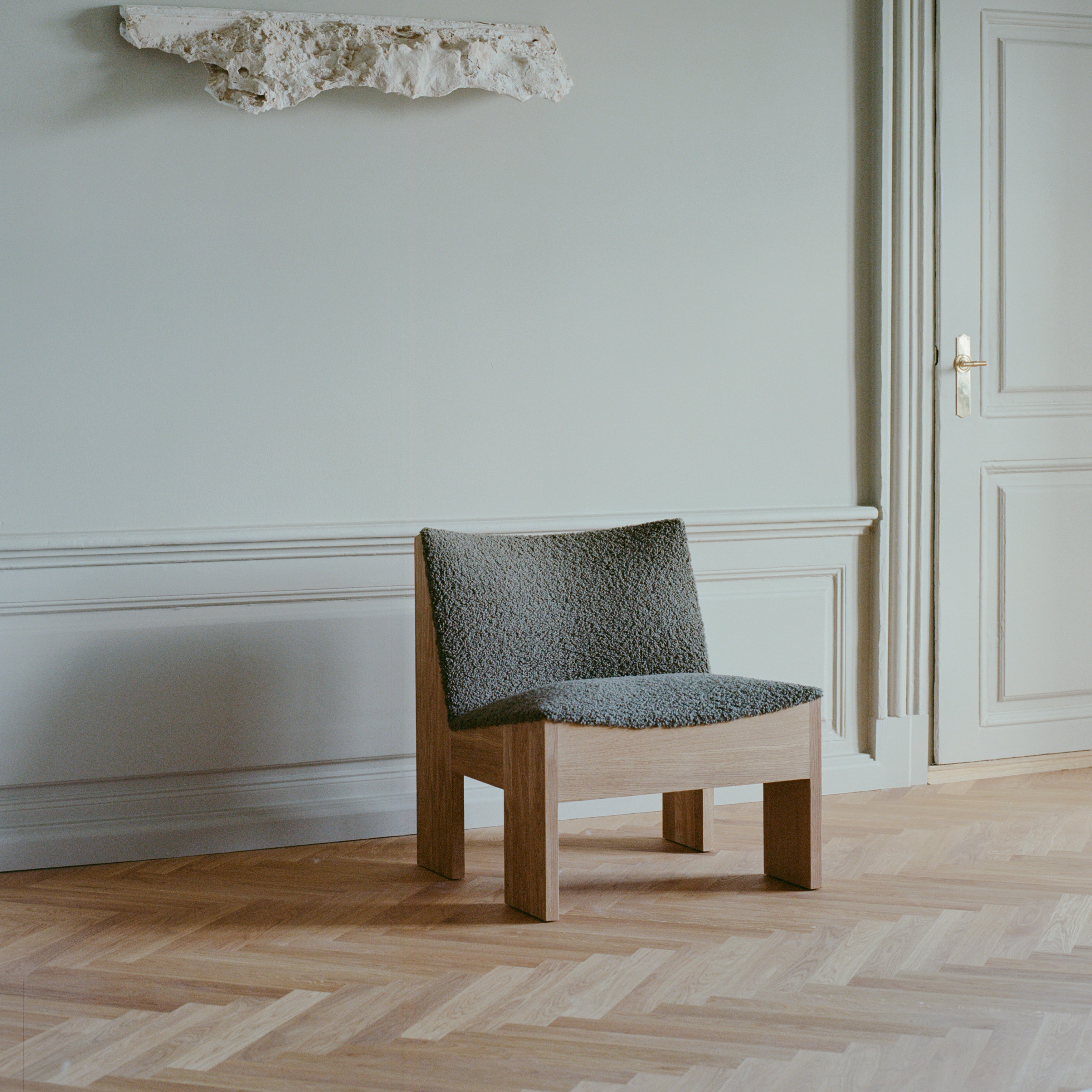 Tenon Lounge Chair: Upholstered