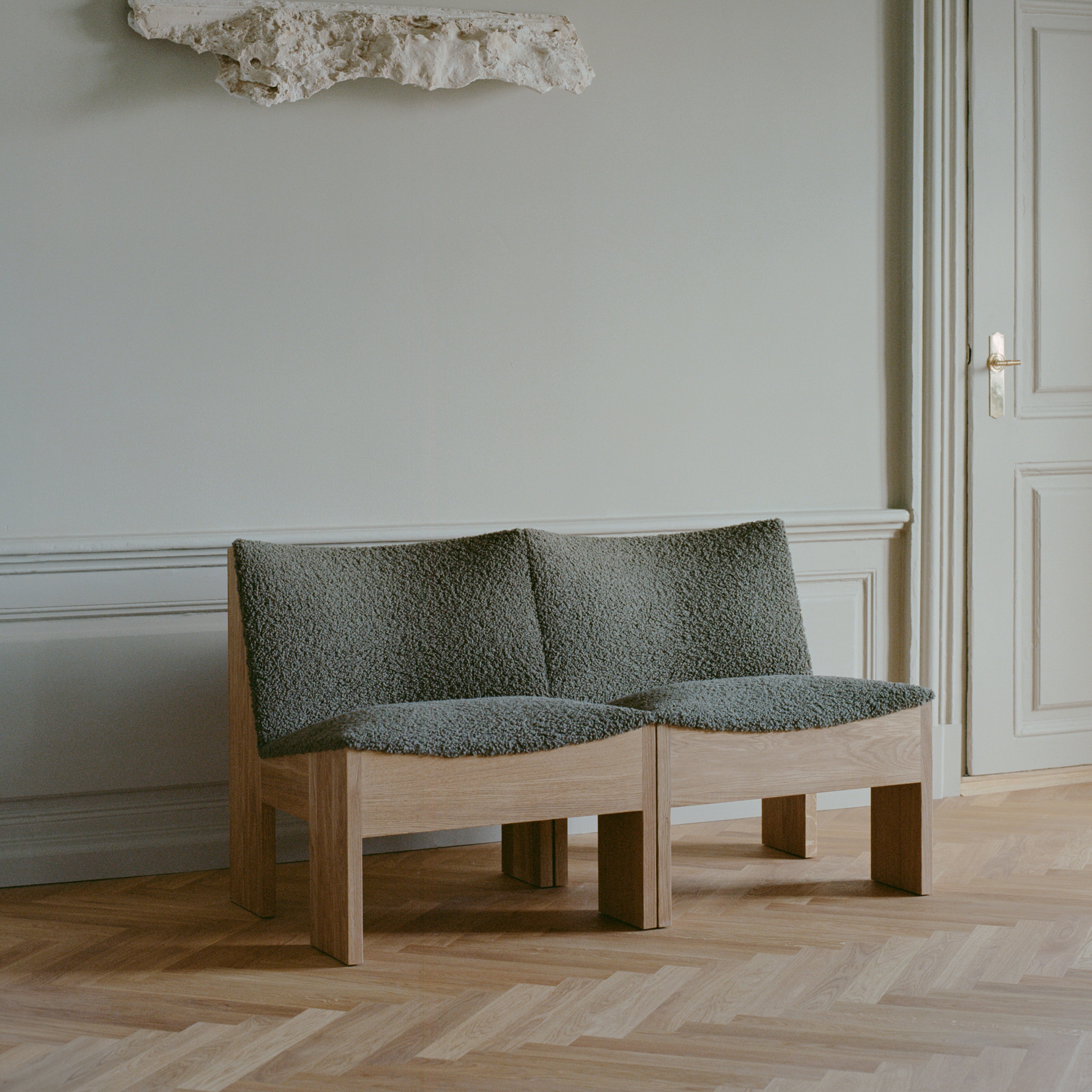 Tenon Lounge Chair: Upholstered