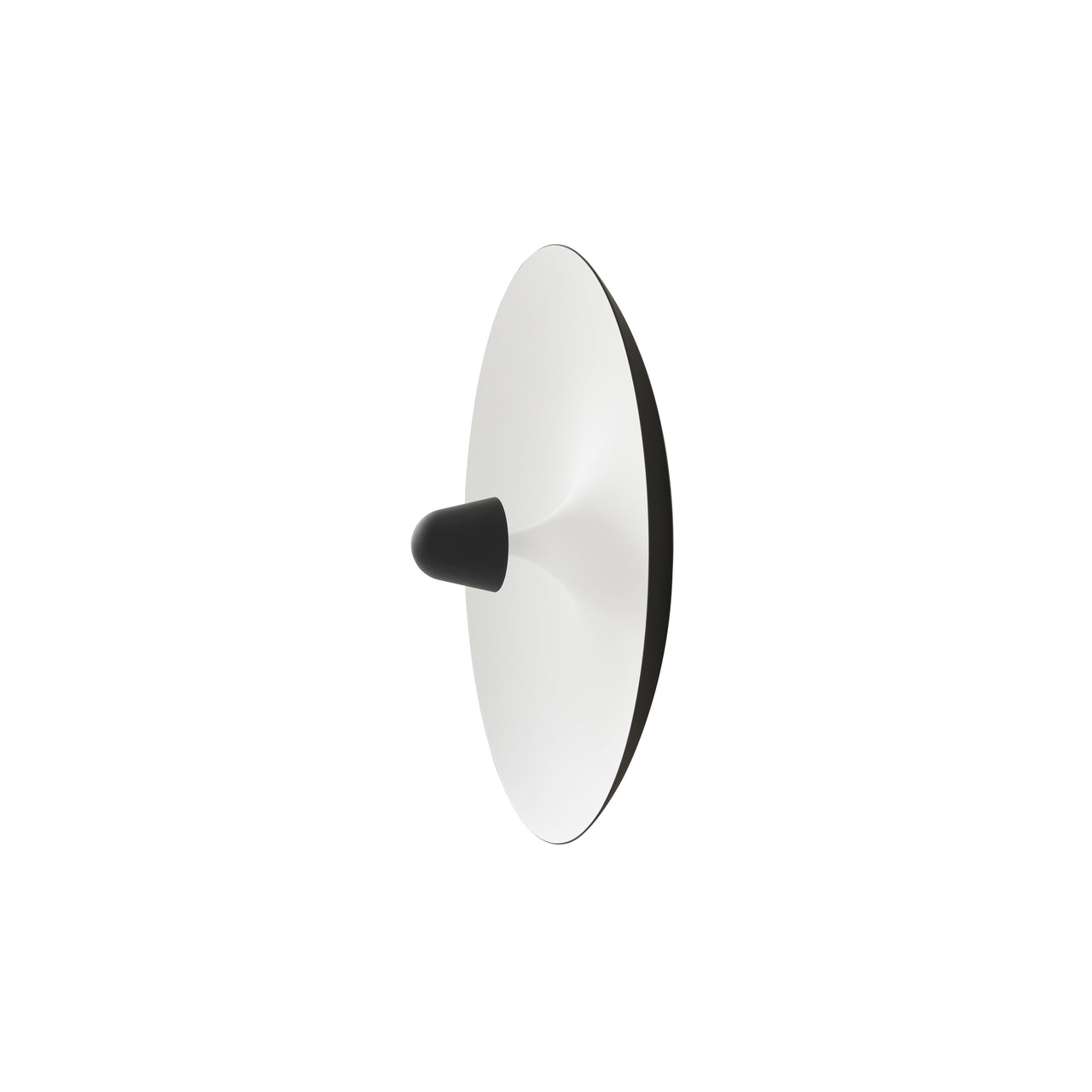 Kantarell Wall + Ceiling Lamp: Black