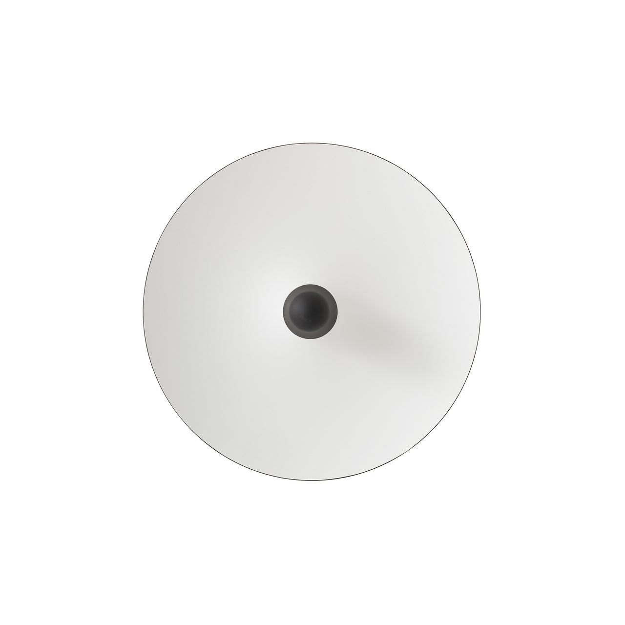 Kantarell Wall + Ceiling Lamp: Black