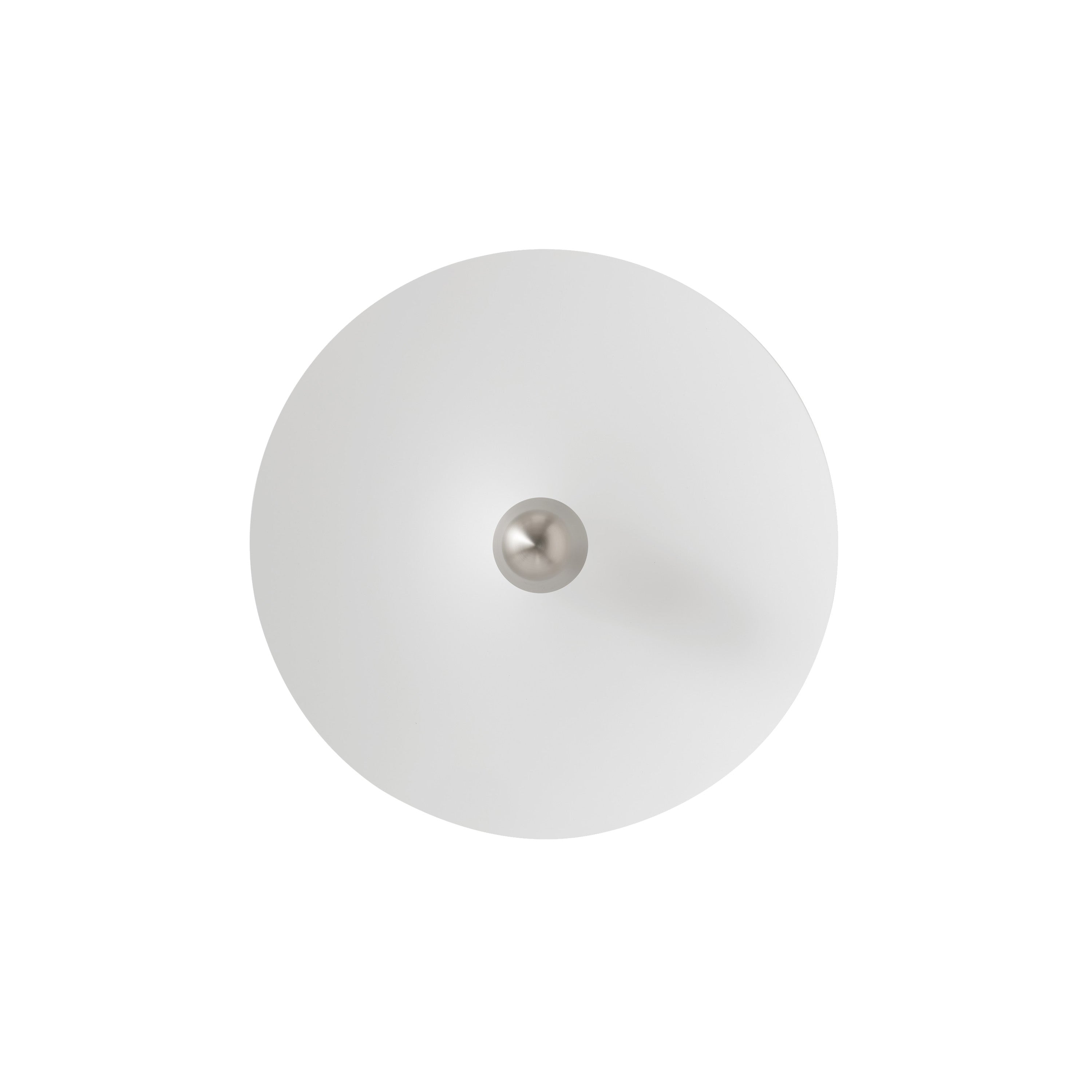 Kantarell Wall + Ceiling Lamp: Nickel