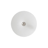 Kantarell Wall + Ceiling Lamp: Nickel
