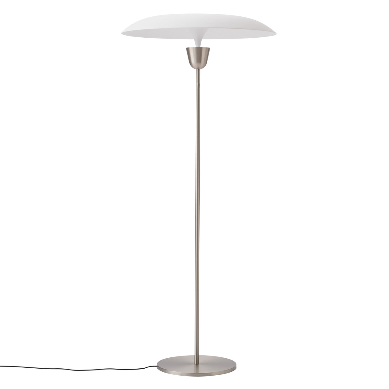 Kantarell Floor Lamp: Nickel