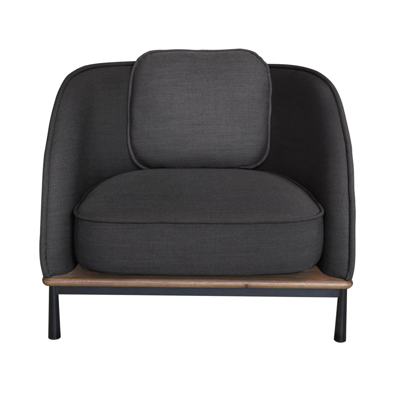 Arc Lounge Chair: Natural Walnut