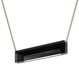 Sainte 21 Suspension Lamp: Black + Beige