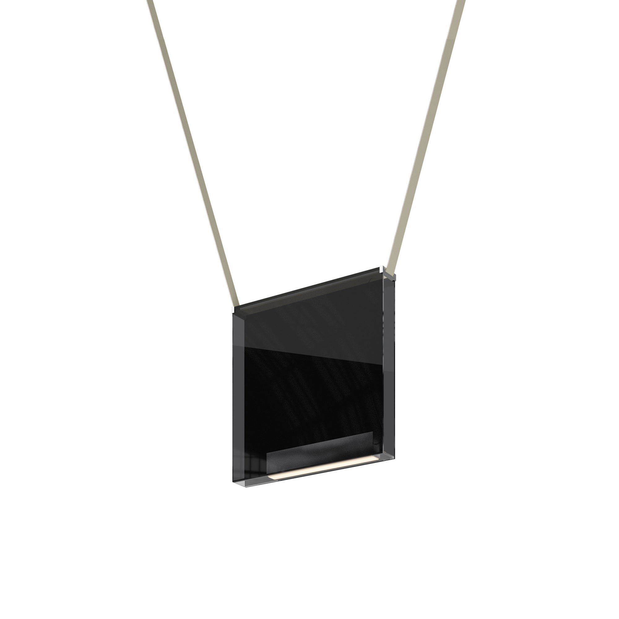 Sainte 22 Suspension Lamp: Black + Beige