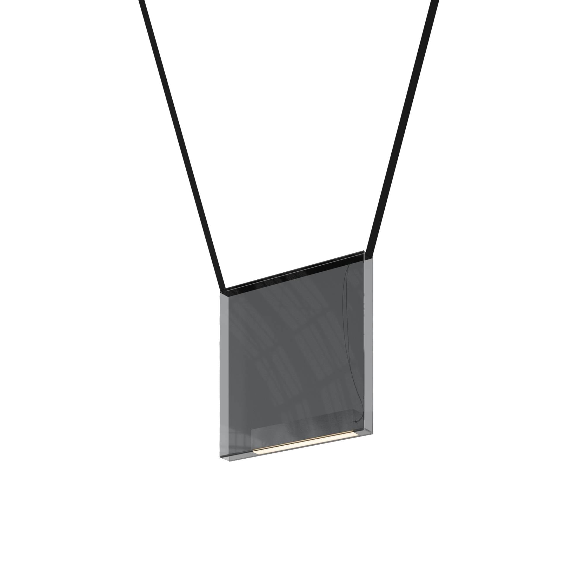 Sainte 22 Suspension Lamp: Grey+ Black