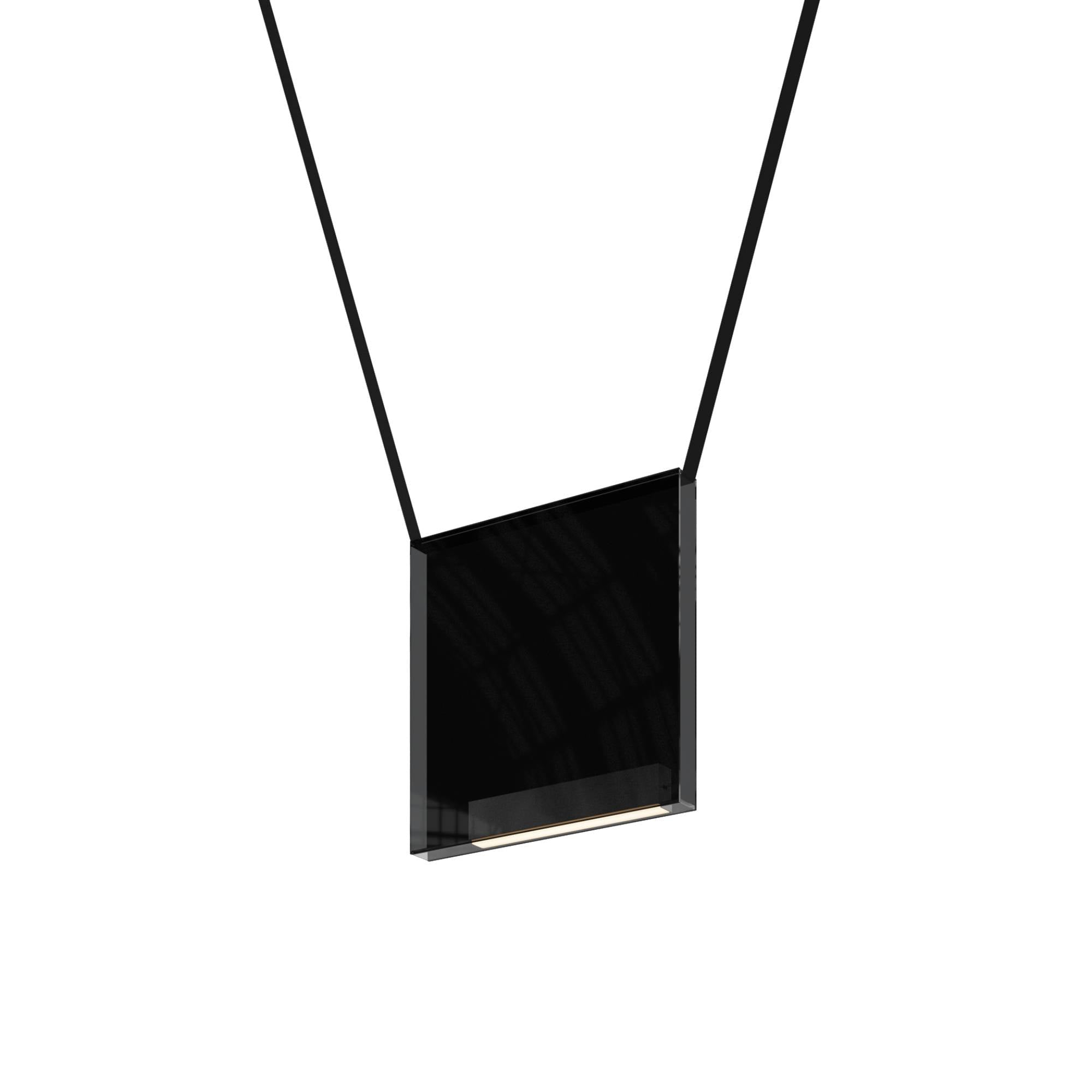 Sainte 22 Suspension Lamp: Black + Black