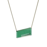 Sainte 25 Suspension Lamp: Green + Beige