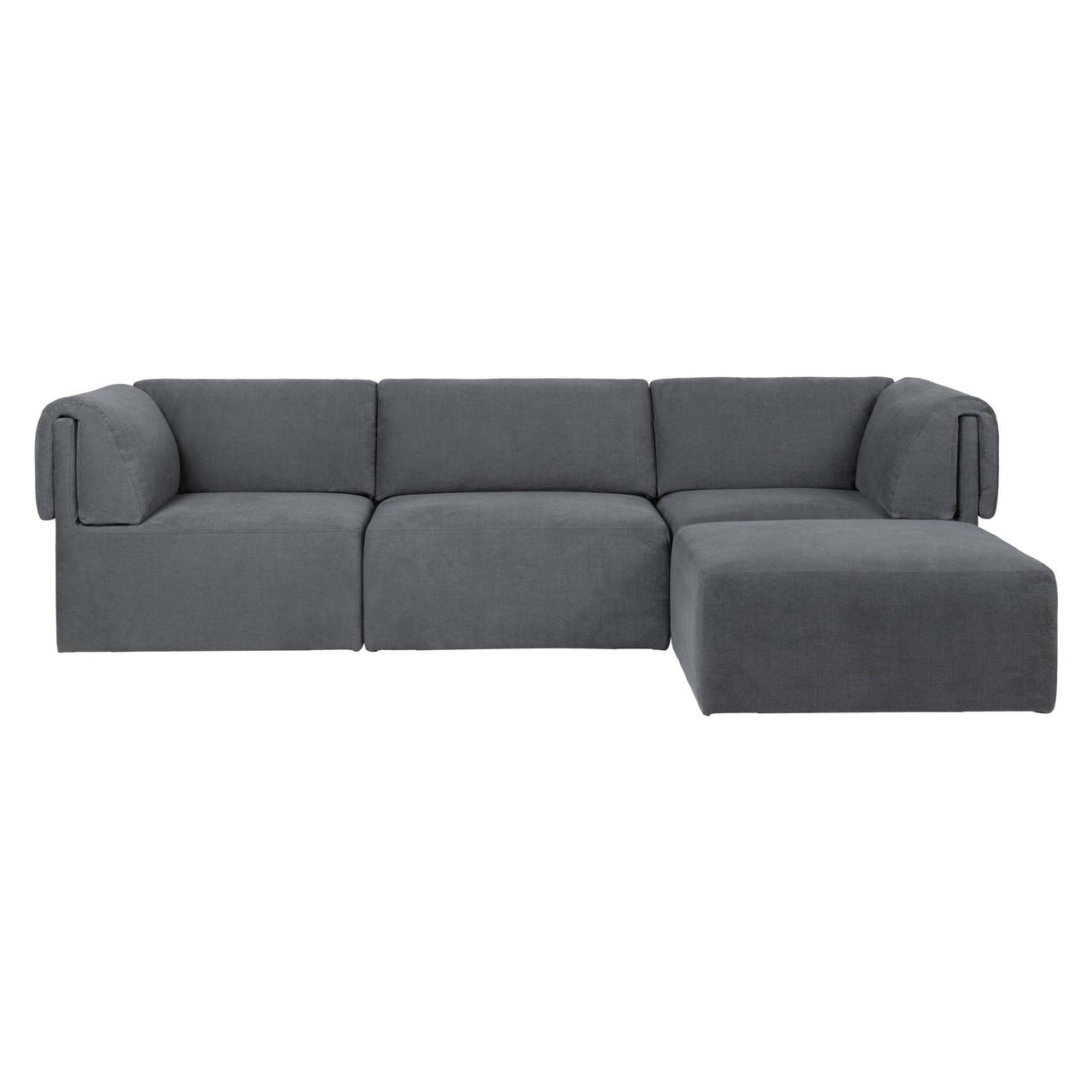 Wonder Sofa: 3 Seater with Chaise Lounge + Fixed Cover
