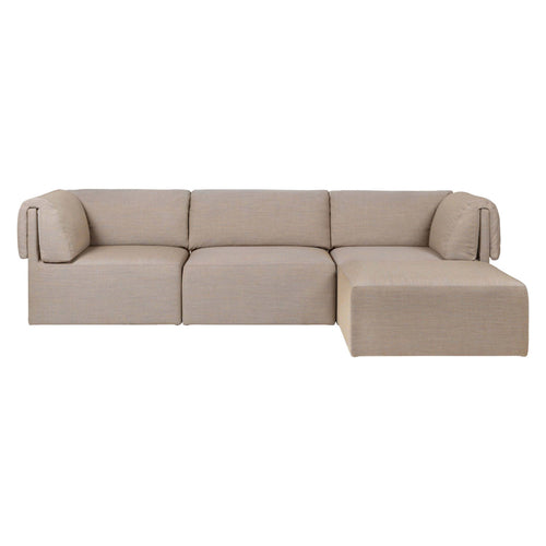 Wonder Sofa: 3 Seater with Chaise Lounge + Fixed Cover