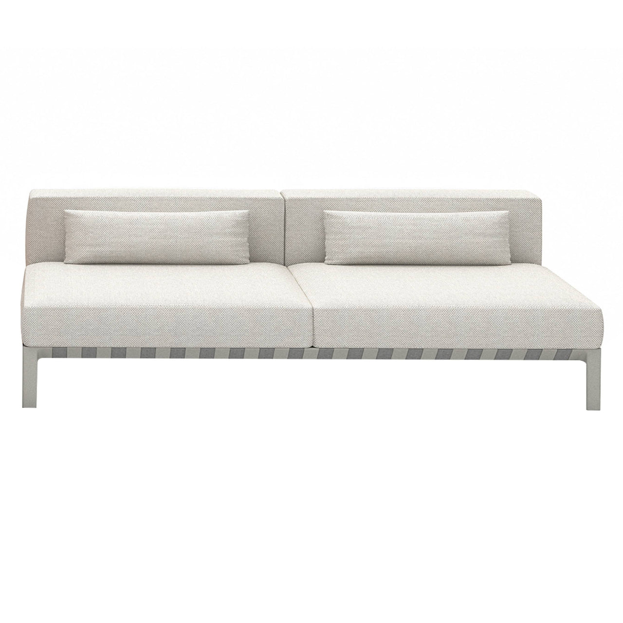 Able Armless Sofa: Outdoor + Large - 76.8