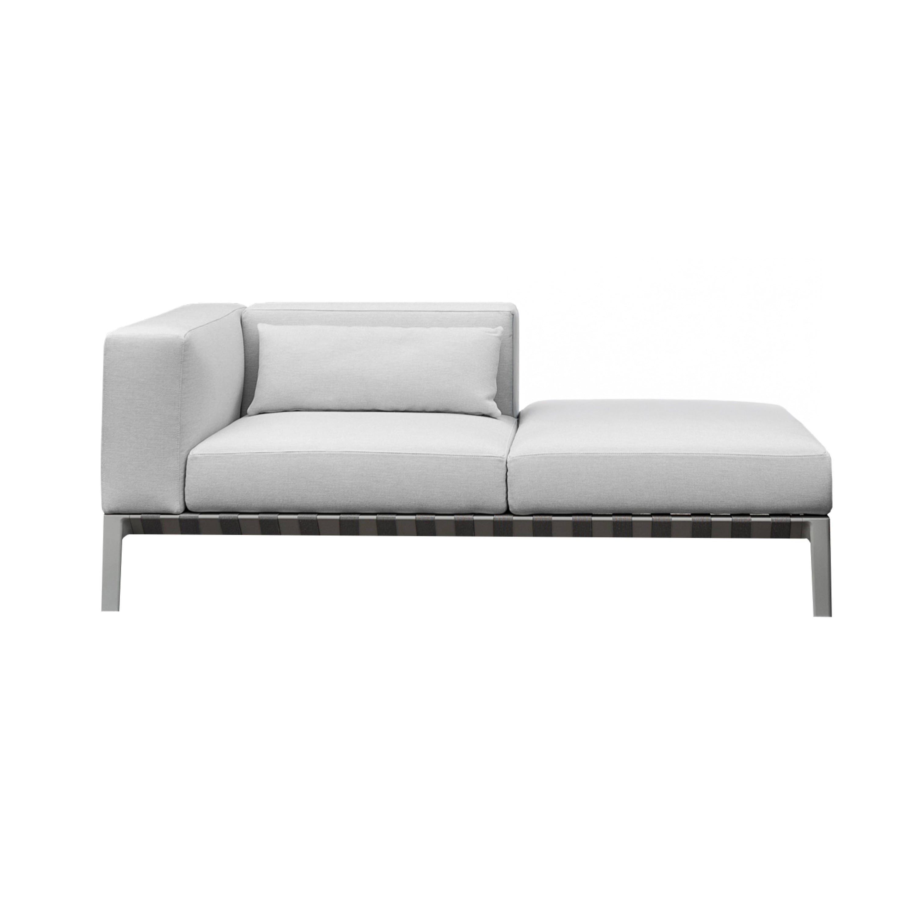 Able Singleback Sofa with Arm: Outdoor + Left