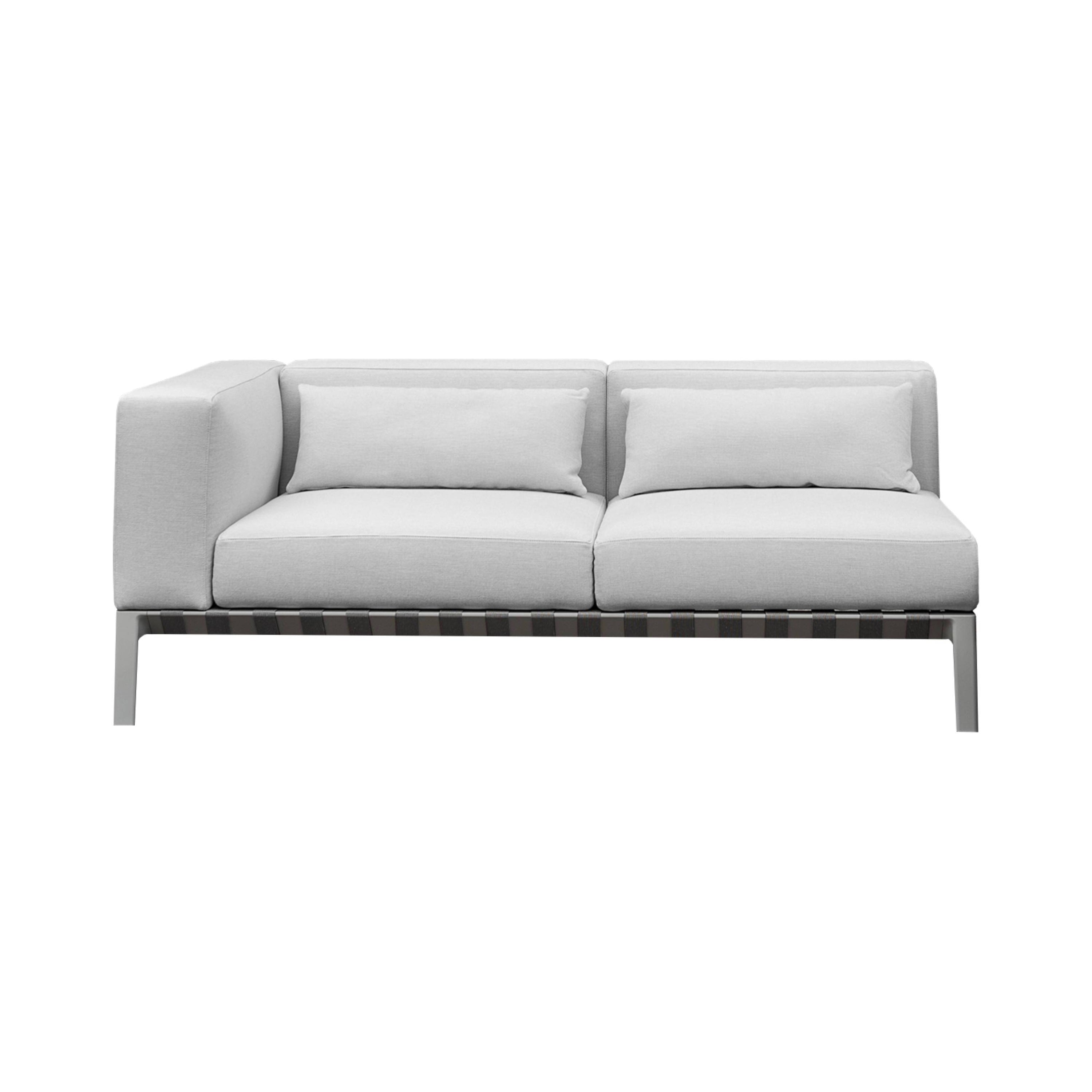 Able Sofa with Left Arm: Outdoor + Small - 72.8