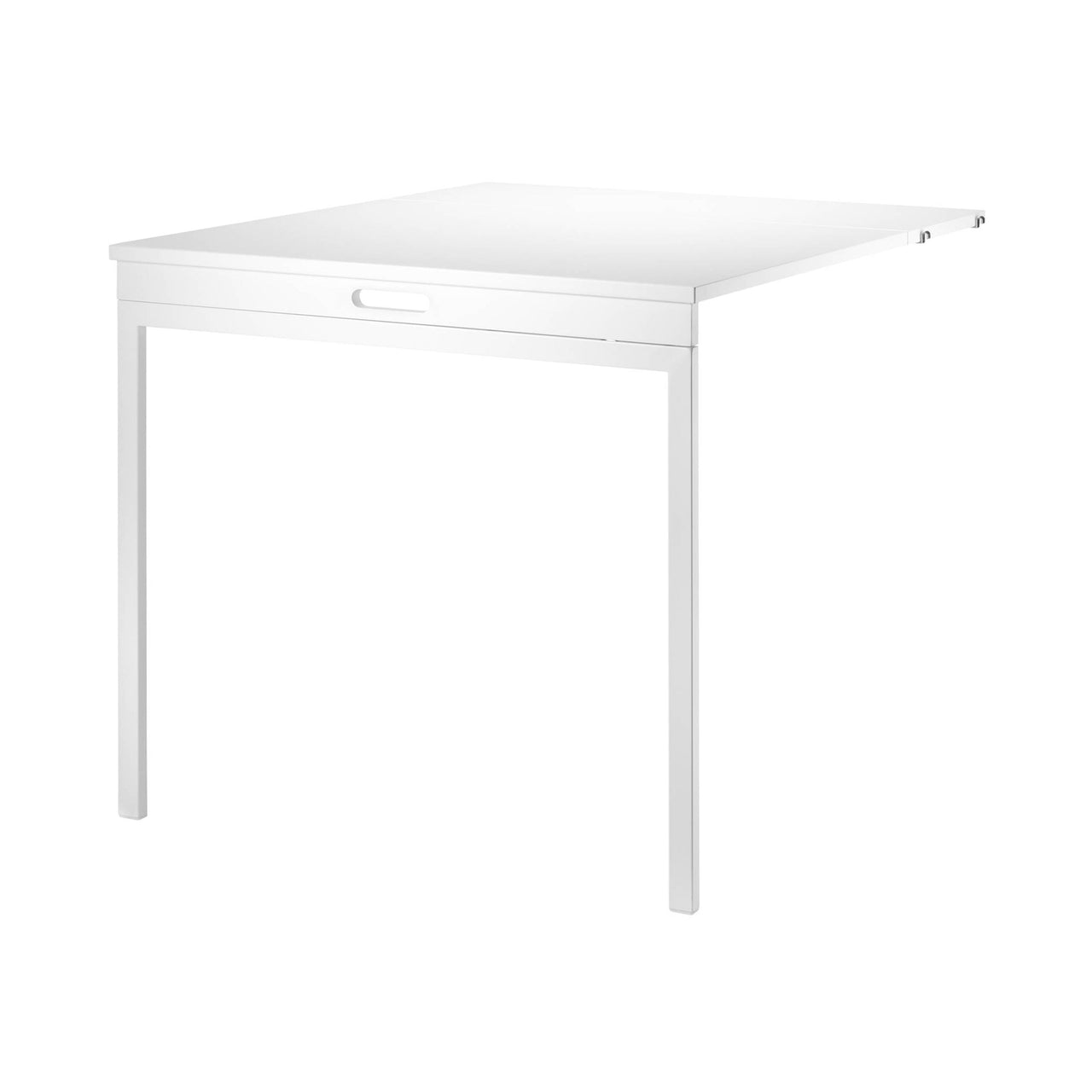 String Shelving System: Folding Table + White