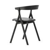 Yksi Chair: Seat Upholstered + Black Lacquered Oak