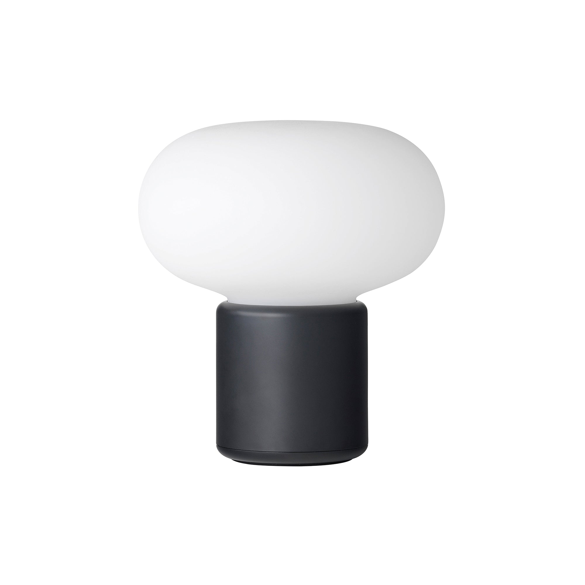 Karl-Johan Portable Table Lamp: Cold Black