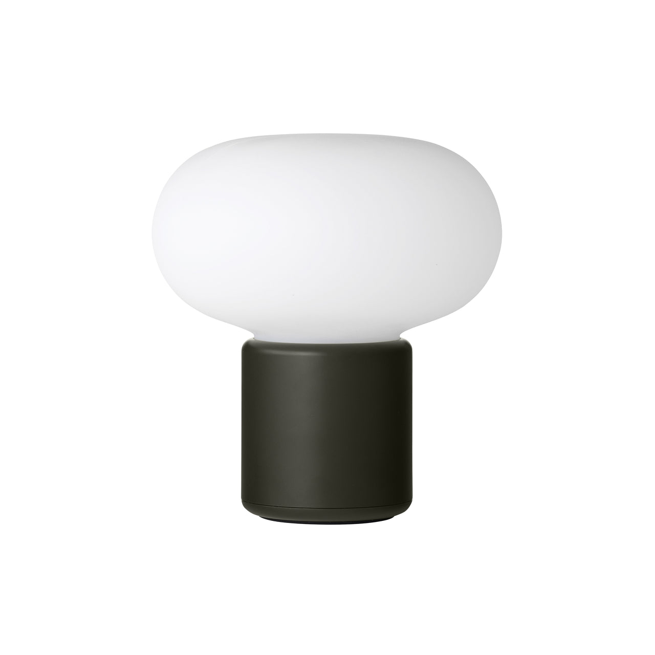 Karl-Johan Portable Table Lamp: Forest Green