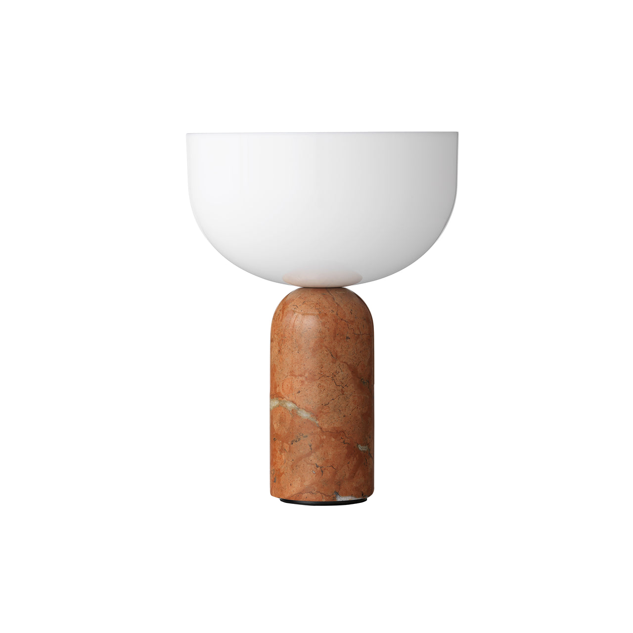 Kizu Portable Table Lamp: Breccia Pernice Marble