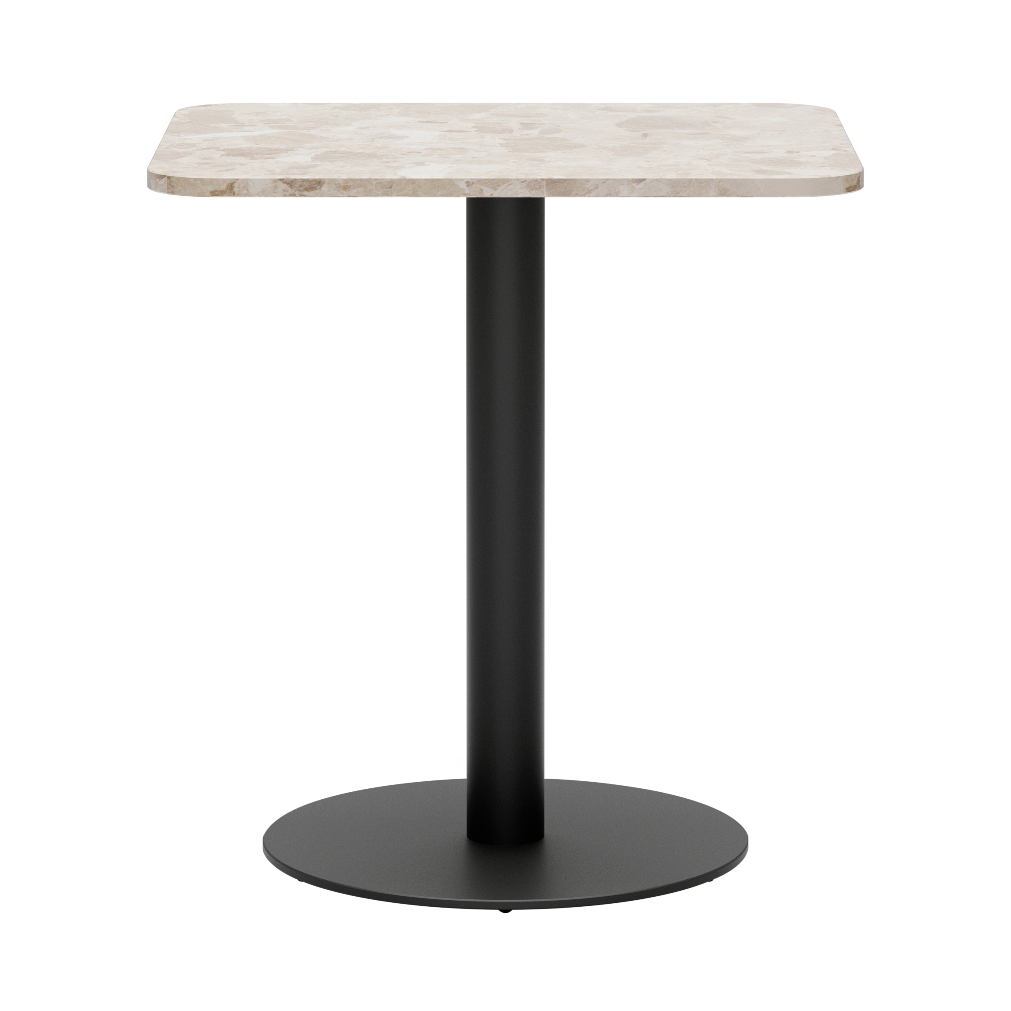 Florence Column Rectangular: Marble Top + Kunis Breccia Marble