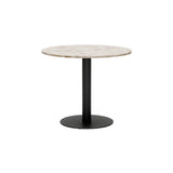 Florence Column Round Table: Marble Top + Medium - 35.4