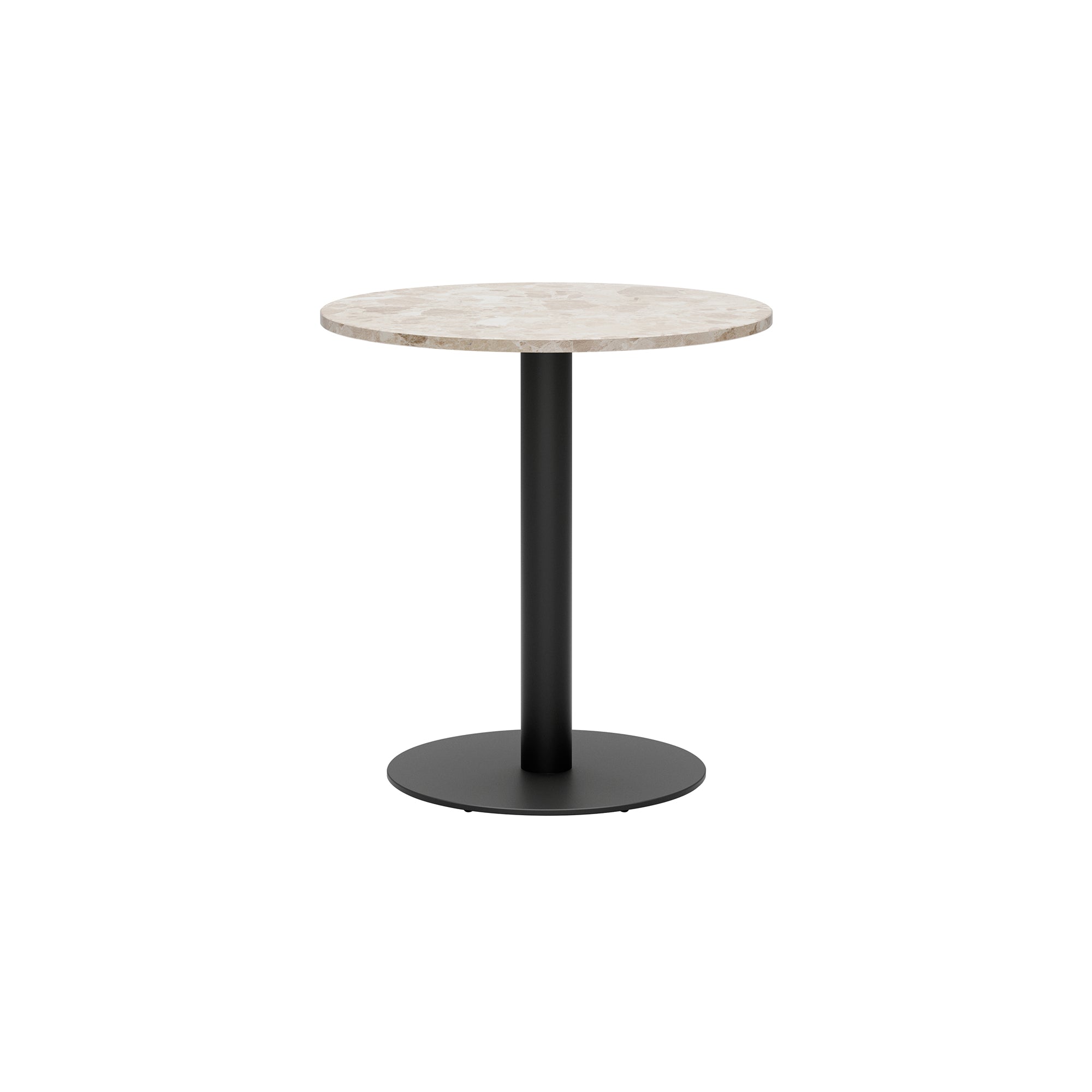 Florence Column Round Table: Marble Top + Small - 27.6