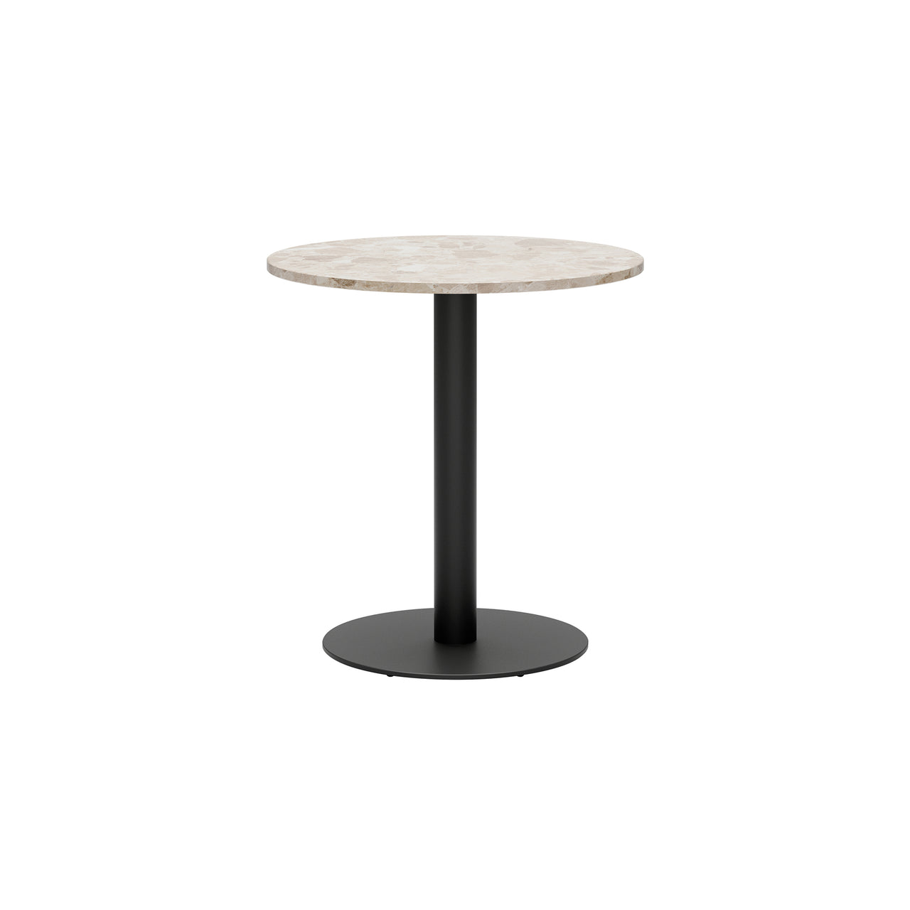 Florence Column Round Table: Marble Top + Small - 27.6
