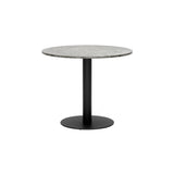Florence Column Round Table: Marble Top + Medium - 35.4