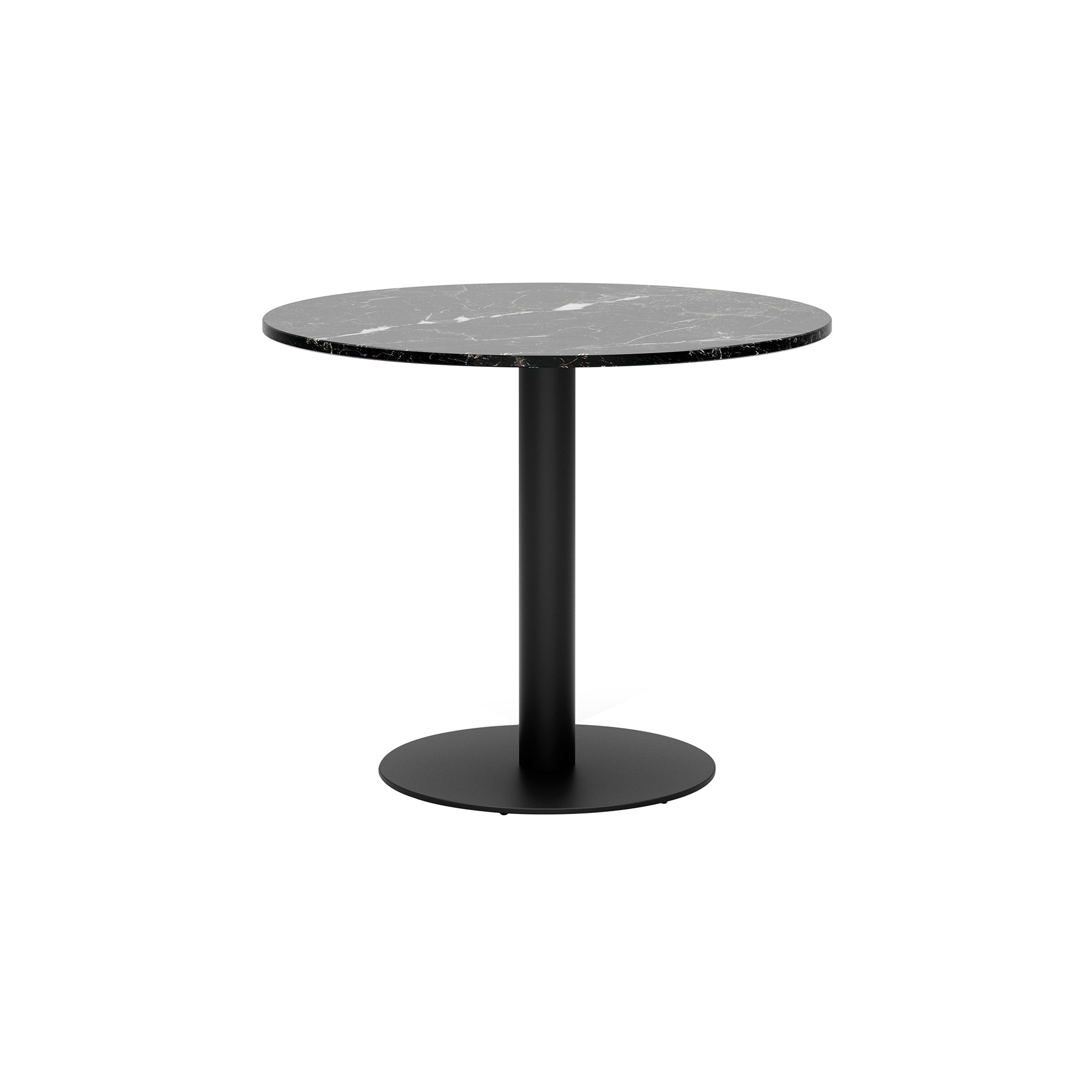 Florence Column Round Table: Marble Top + Small - 27.6