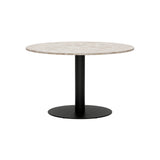 Florence Column Round Table: Marble Top + Large - 47.2