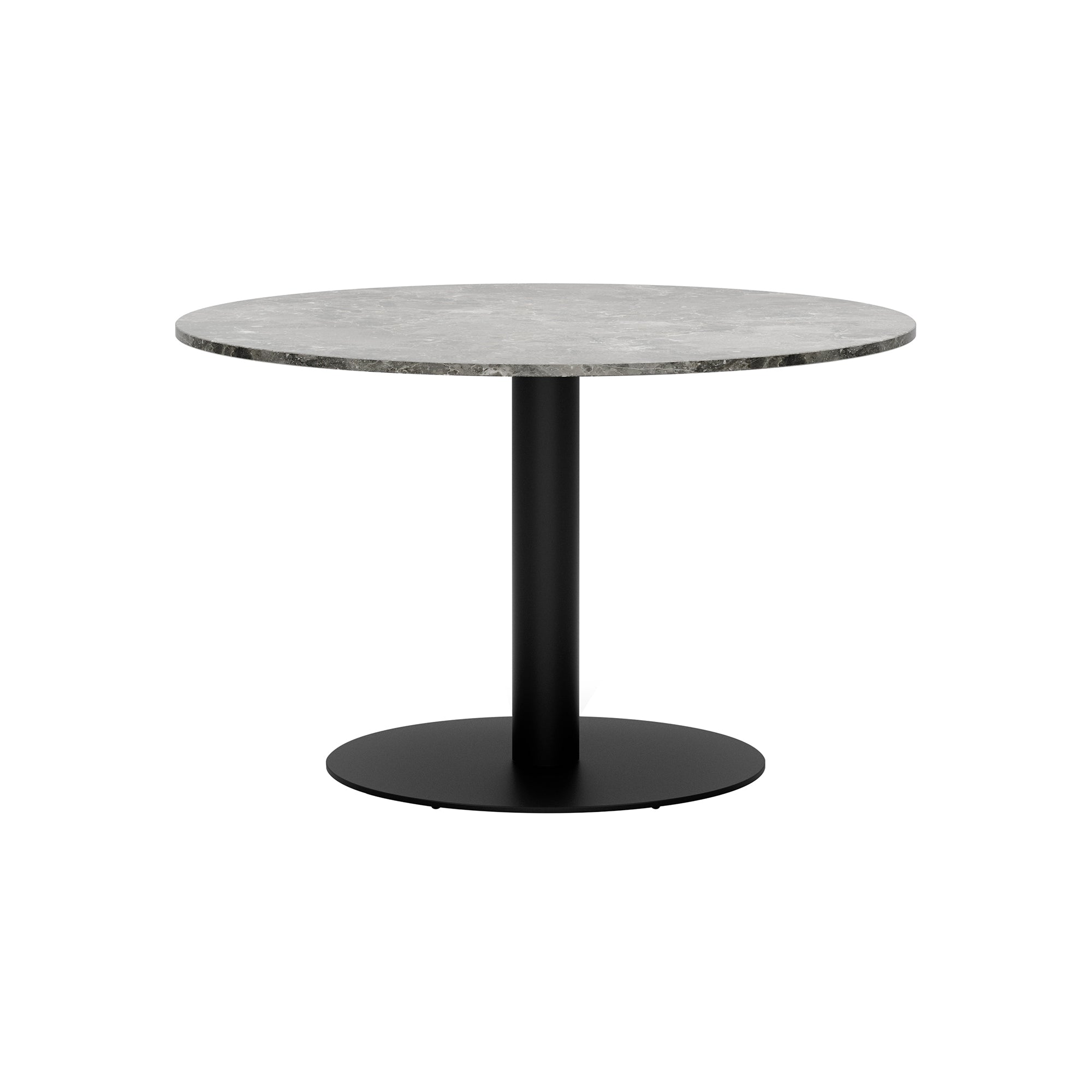 Florence Column Round Table: Marble Top + Large - 47.2