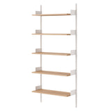 New Works Wall Shelf: High + Oak + White