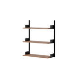 New Works Wall Shelf: Medium + Walnut + Black