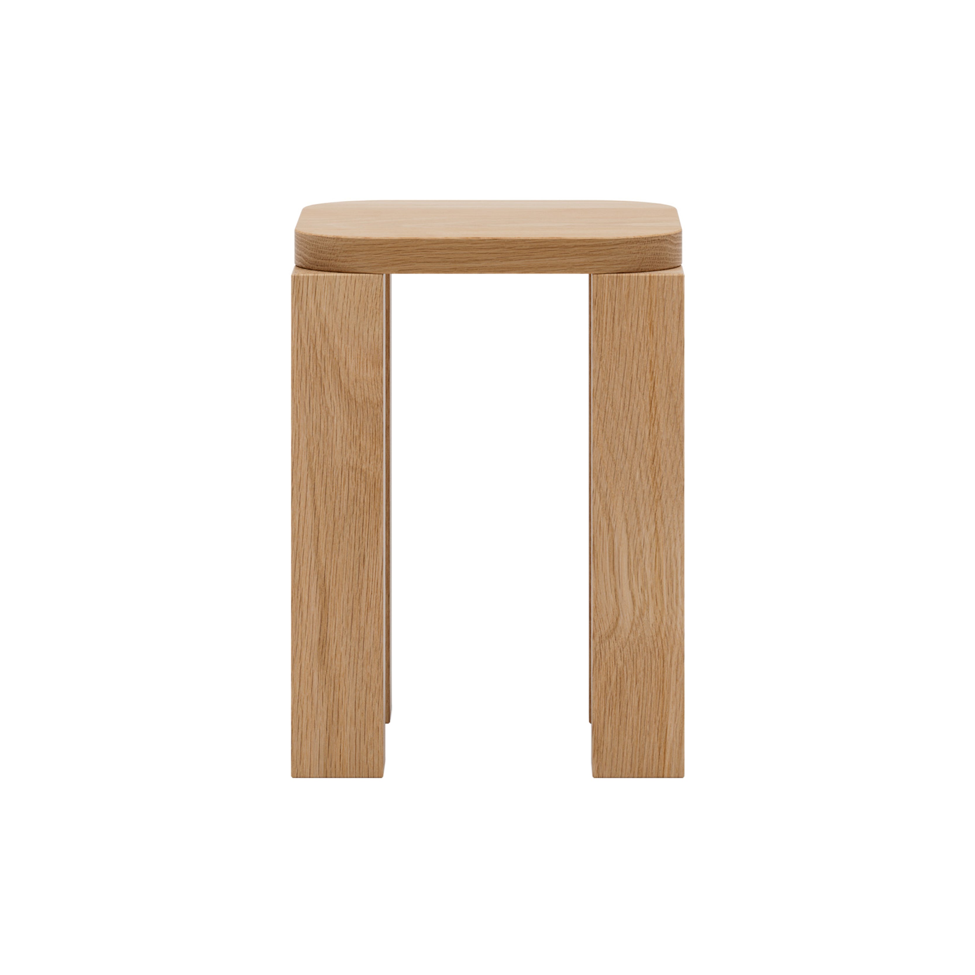 Atlas Stool: Natural Oak