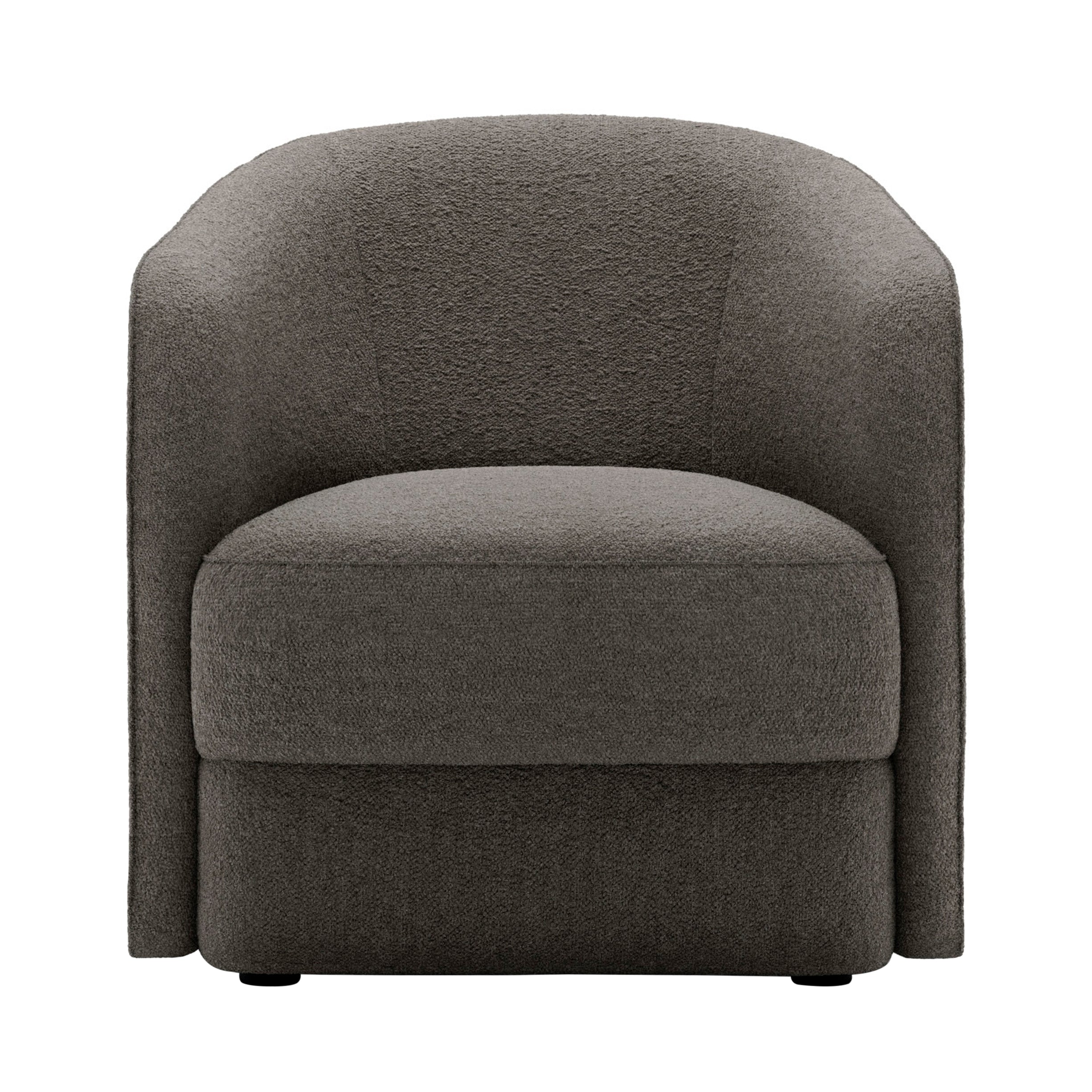 Covent Lounge Chair: Narrow + Barnum Dark Taupe
