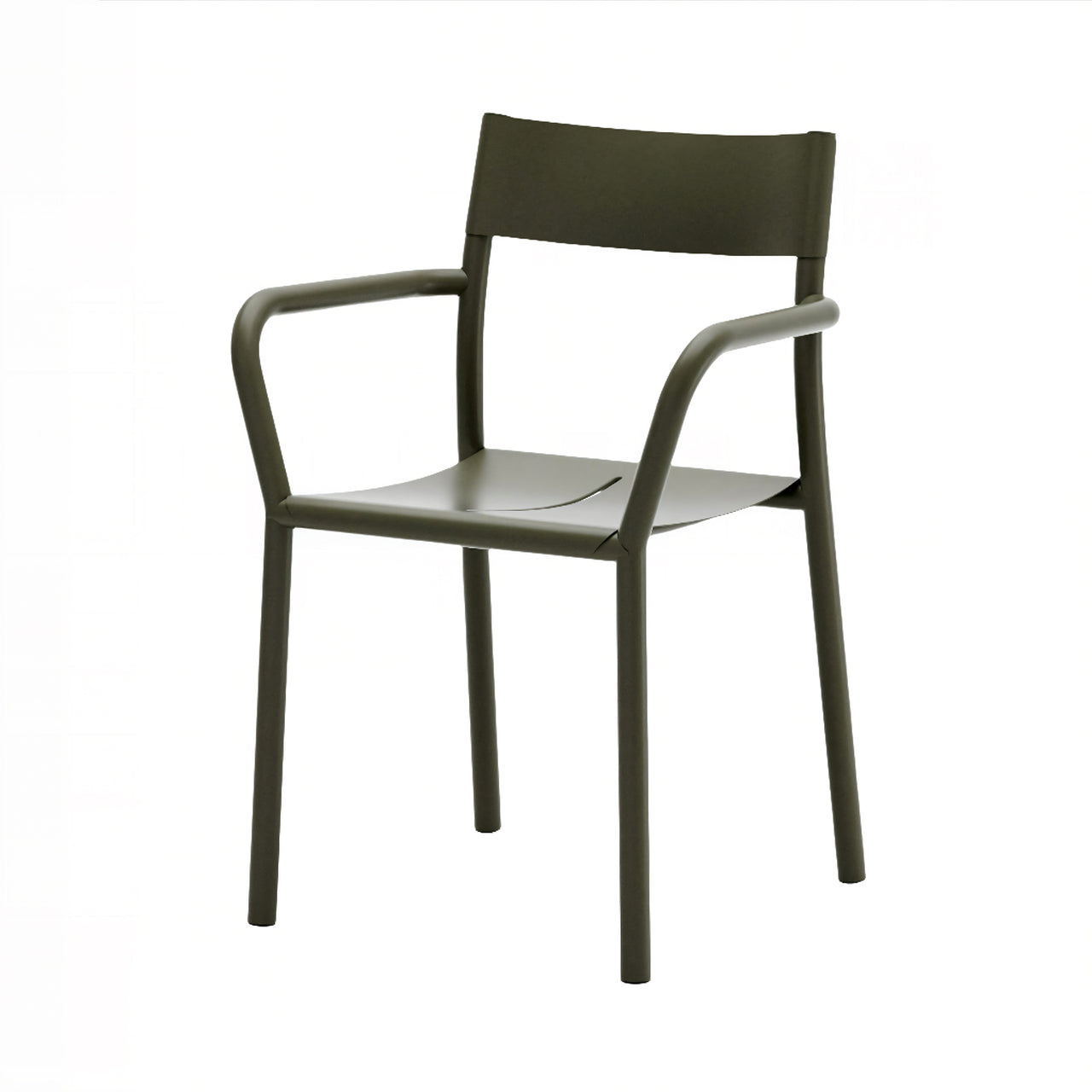 May Chair: Dark Green + With Armrest