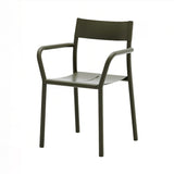May Chair: Dark Green + With Armrest