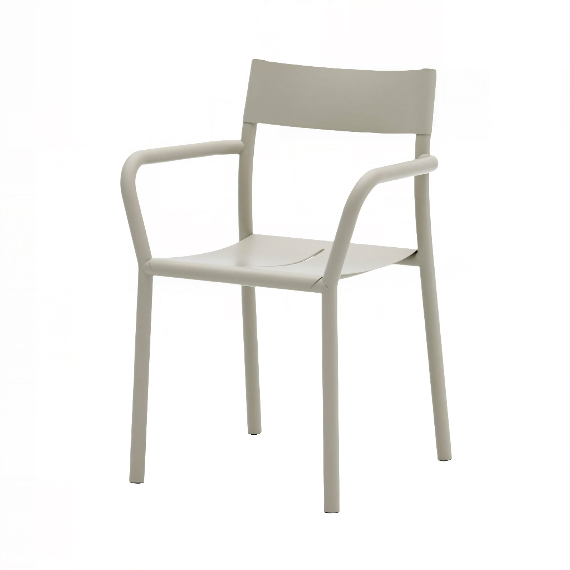 May Chair: Light Grey + With Armrest