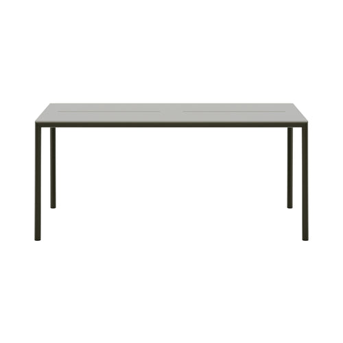 May Table: Rectangle + Dark Green