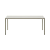 May Table: Rectangle + Light Grey