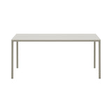 May Table: Rectangle + Light Grey