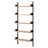New Works Wall Shelf: High + Oak + Black