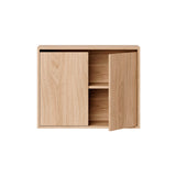 New Works Wall Cabinet with Doors: Tall + Oak