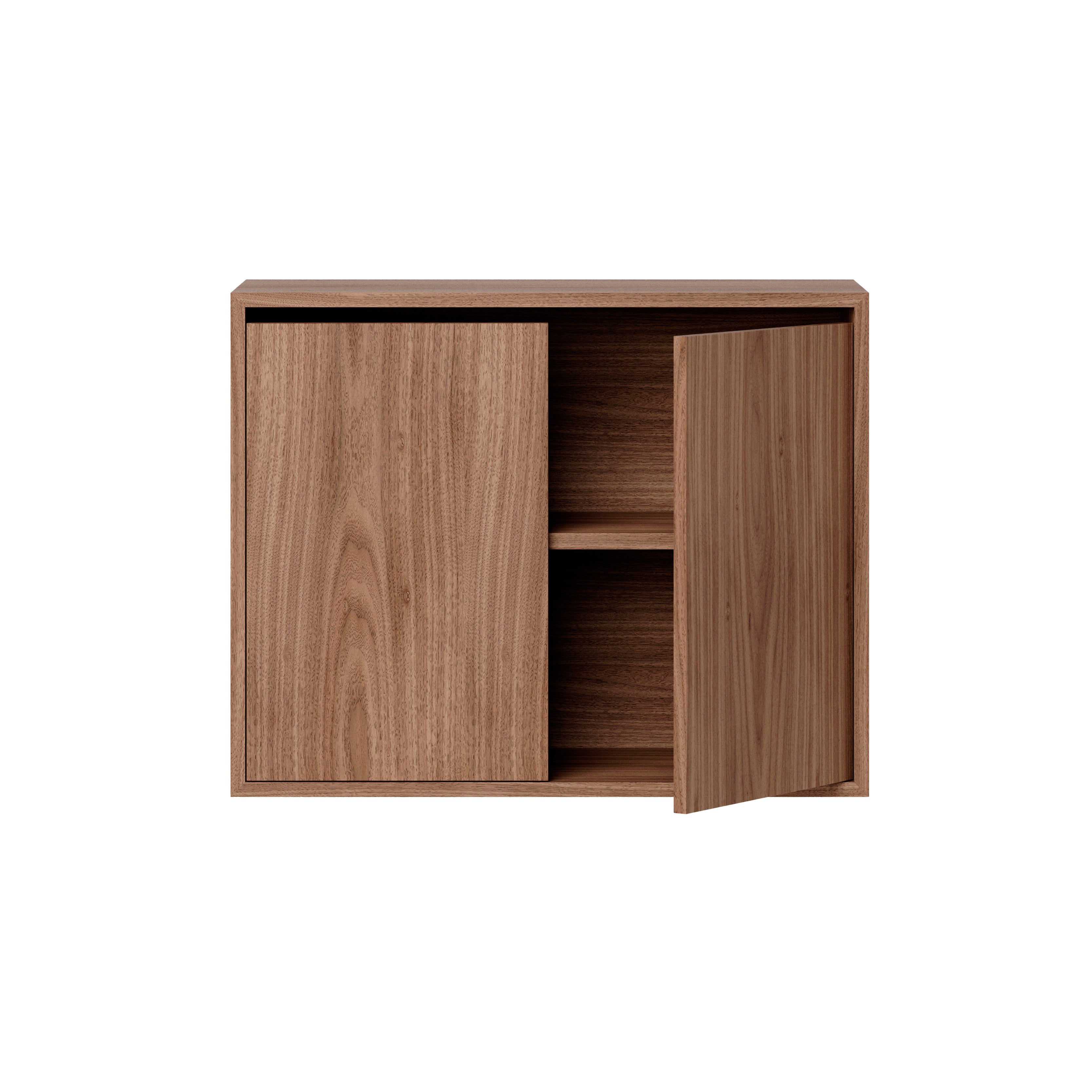 New Works Wall Cabinet with Doors: Tall + Walnut