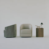 Covent Lounge Chair: Swivel Base