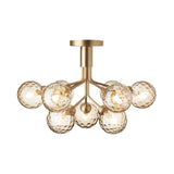 Apiales 9 Ceiling: Brushed Brass + Optic Gold