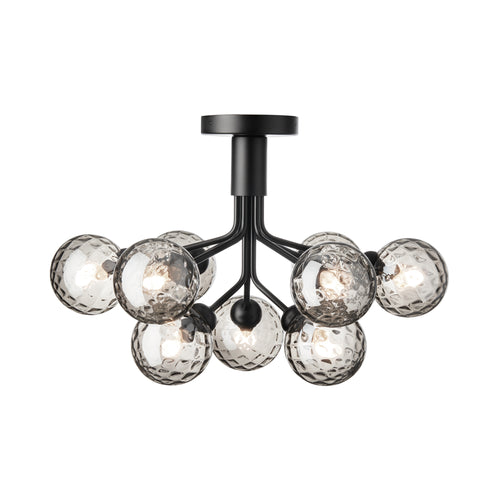 Apiales 9 Ceiling: Satin Black + Optic Smoked