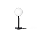 Miira Table Lamp: Opal White + Rock Grey