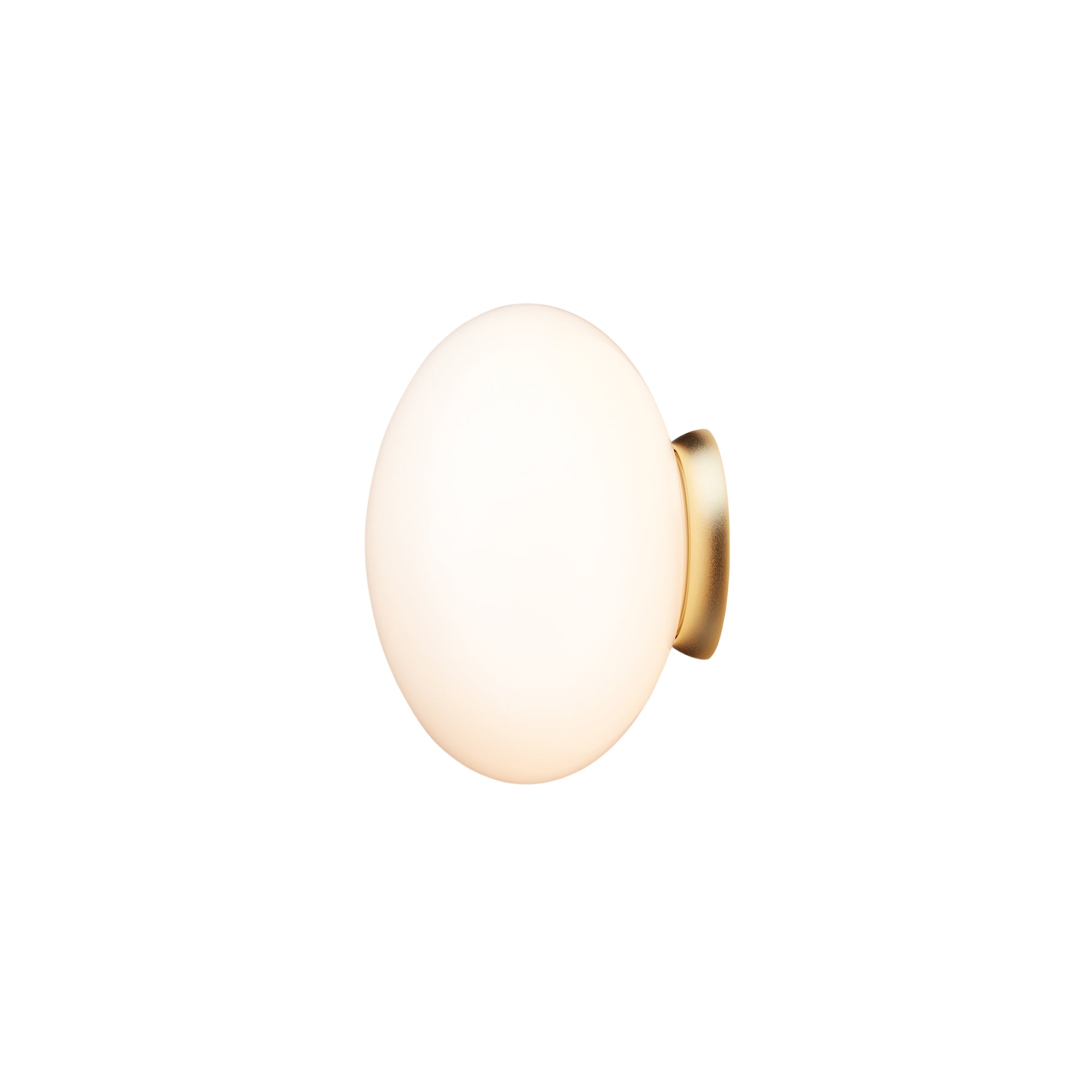 Rizzatto 301 Wall/Ceiling Light: Satin Brass